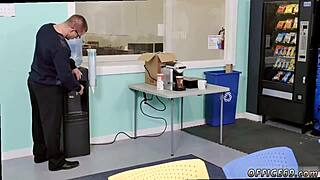 Hairy Arms Gay Sex in Steamy Classroom