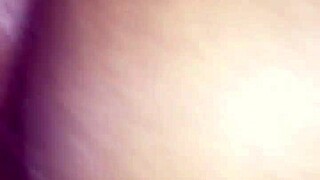 bent over in doggystyle, her wet pussy glistening with desire