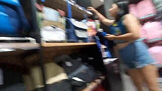 Linda was shopping alone, see how I asked her to be my girlfriend in public