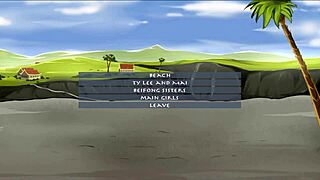 kuvira milf gets creampied on beach in hentai