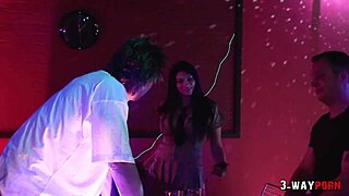I saw this movie of a brunette Jodi James in a group sex with two guys