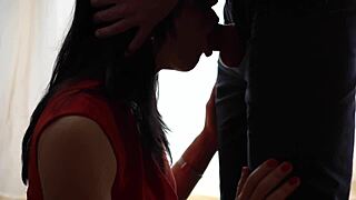 Hot Wife Deepthroats Friend's Big Cock!