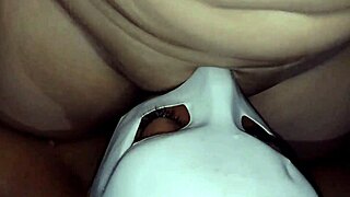 Shaved cuckold prepares for intense orgasm feast