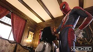 Deadpool and Spider-Man get it on with Monica Rambao