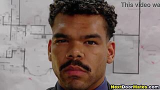 Black Boss FUCKS Naughty Office Clerks In The Office