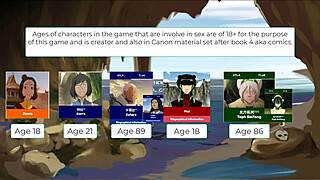 kuvira milf gets creampied on beach in hentai