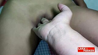 Roxy's 21, shaved and petite, cumming in casting close-up. 😉