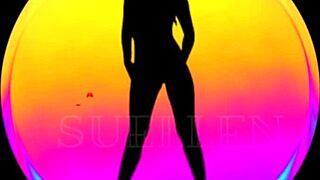 trailer of athletic latina masturbating with foot play until climax