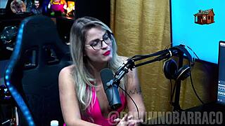 Bruna Carlos Strips Naked, Shows Natural Tits, Teases Ass