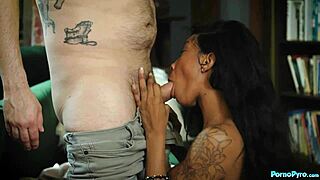 Watch September Reign ride Tommy Pistols' cock on the couch!