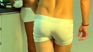 Watch the twink endure those monster cocks quietly?