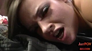 Dirty Talking Babe In POV Deepthroating And Cockriding Sex