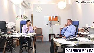 Stepdads, nail pretty April and Serenity in this hardcore group fuck.