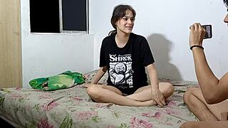 Inventing a fun game with my stepsister