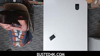 Busted4k - cute shoplifter avi love gets fucked hard 😏