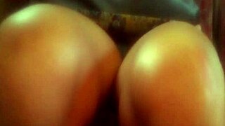 video captured on a train upskirt scene