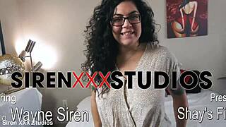 Shay Howler's first wild shoot gets rough with deep gagging and choking action. Her glasses and tattoos steal the show!