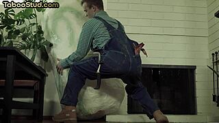 Wow, tattooed stud gets rimmed and drilled by BF! 😈