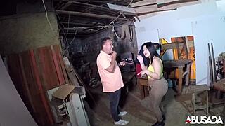 Natalia Prado loves cock, showing off her giant ass with oral action.