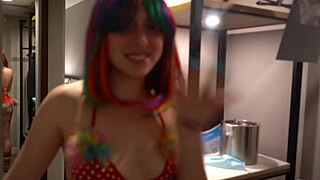 Melody Parker Throat Fucked By Gibby The Clown