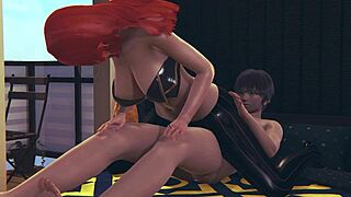 Miss Fortune from League of Legends Gets Fucked Hard in Bed, Cowgirl POV, Massive Cum on Face in 3D Animation