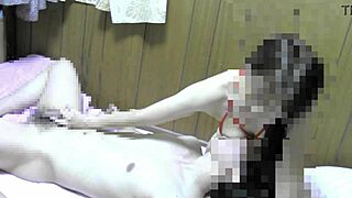 Mature Japanese MILF's Breastfeeding Handjob in Hentai Style