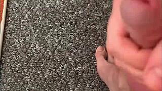 she masturbates indoors and outdoors, squirting and orgasming naked for voyeurs