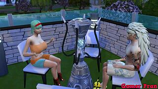 madara catches teen friend masturbating, offers hard ass pounding