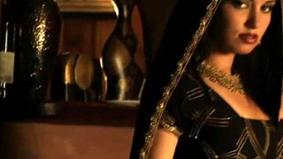 Beautiful Indian Waterfall Seductress Teases Men