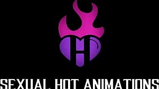 Lifeguard engages in lesbian sex with topless tourist in hot animations.