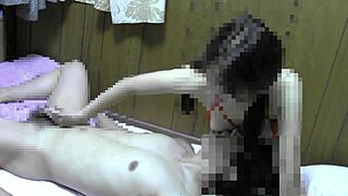Mature Japanese MILF's Breastfeeding Handjob in Hentai Style