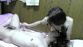 Mature Japanese MILF's Breastfeeding Handjob in Hentai Style