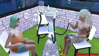 madara catches teen friend masturbating, offers hard ass pounding