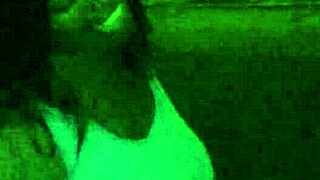 Masked couple in roleplay fun.