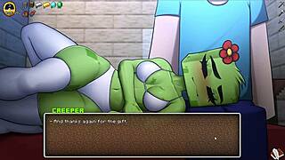 In this Hentai video, I have Cock-hungry Creeper Girl and Piglette deepthroating me