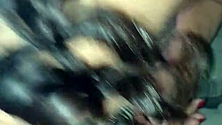 two transsexuals share oral in crossdressing session