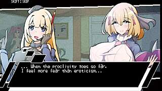 in buzama hentai, fighting a giant pervert who transforms bodies with magic for anal fun