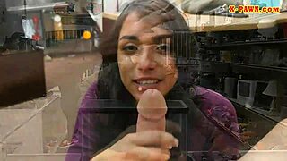 hefty milf lila lovely works that cock with her huge tits.