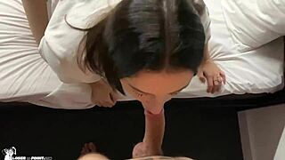 Saw her touching herself and had to fuck her deep.