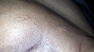 On Her Back Shaved Hairless Latina