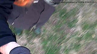 broke wears mask outdoors in public fetish fun