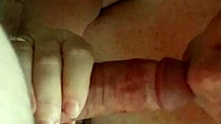 Wife passionately sucks cock with toys