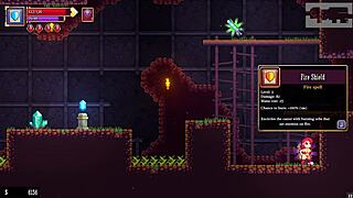 Big breasted monster girl having sex with dildo in Hentai game