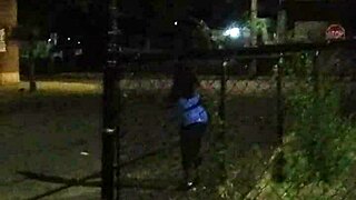 Masked couple in roleplay fun.