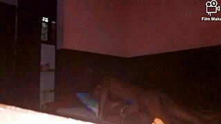 Black cock in action: Whore gets Missionary cock