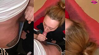 Teen Girl Sucking Cock Compilation With Cute Close-Up Fucking Cumshot