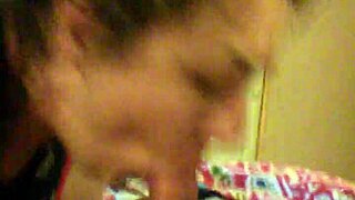 Wifey Delivers Intense Blowjob Sucking Deepthroat With Passionate Tongue Action And Cumshot Finish