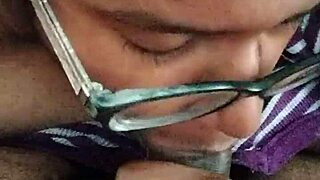 Blowjob With Glasses In Video