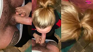 Teen Girl Sucking Cock Compilation With Cute Close-Up Fucking Cumshot