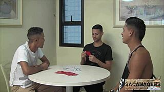 Sex, masturbation, kissing and ass fucking for hot gay men
